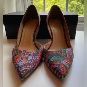 J. Crew Colette D’Orsay Pumps in Paisley